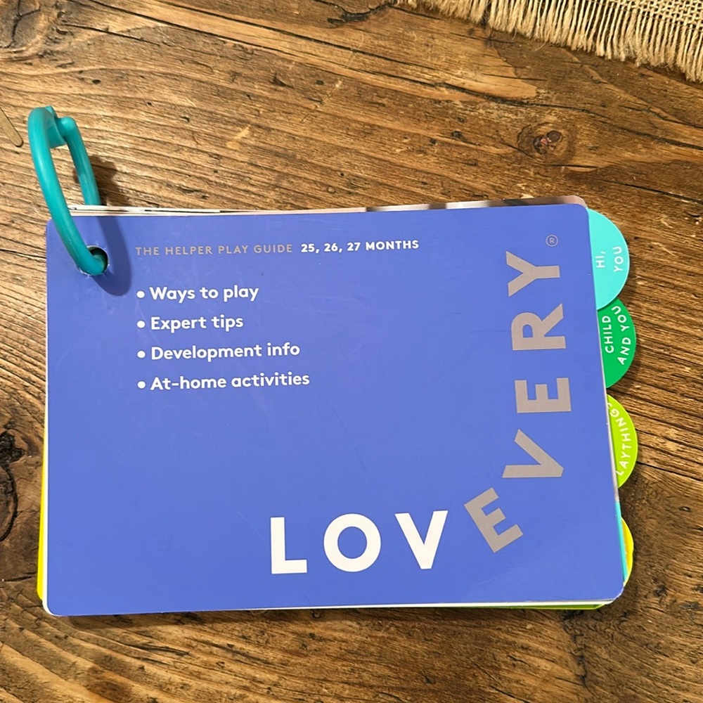 Lovevery Play Guide, The Helper Play Kit, 25, 26, & 27 Months
